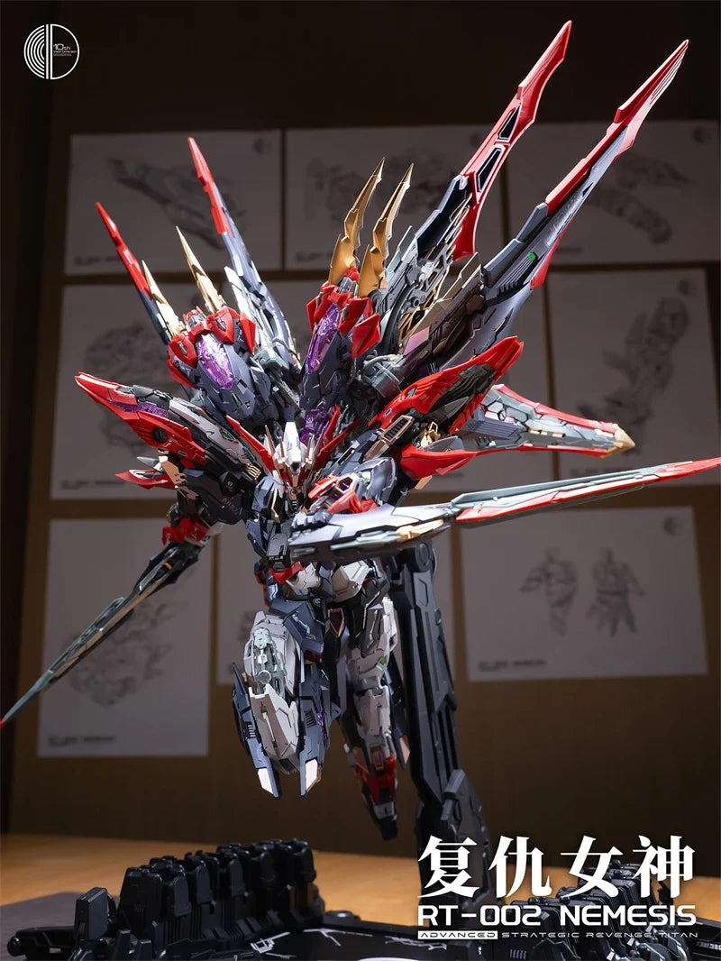 In-Stock 1/100 Infinite Dimension In Rt-002 Nemesis Advanced Strategic Revenge Titan 10th Action Model Figure  Assembly Toy Gift