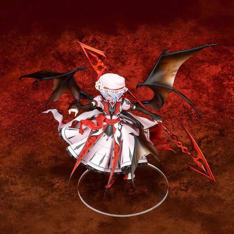 22cm Touhou Project Flandre Scarlet Madness State Game Girl Figure Model Statue Boys Collection Desktop Decoration Ornament Toys