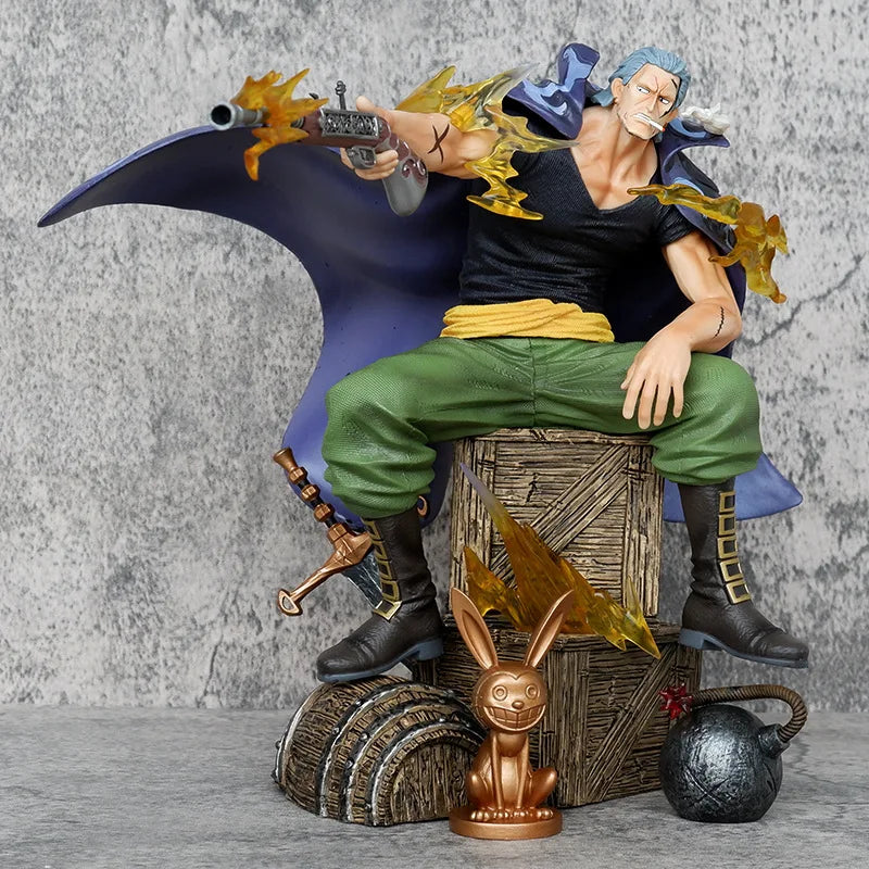 Anime ONE PIECE Unantastbare rechte Hand Ben Beckman Kampf-Version PVC Actionfigur Statue Sammlung Modell Kinderspielzeug Puppe Geschenk