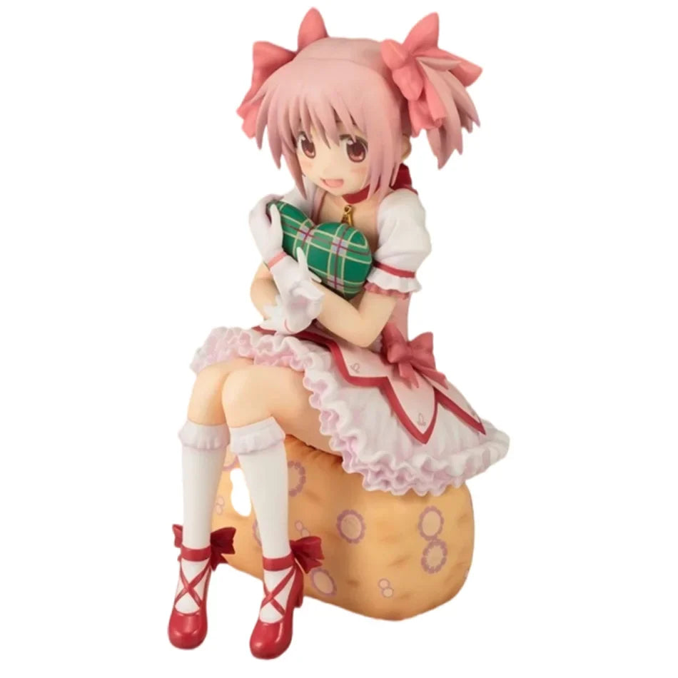 14CM Puella Magi Madoka Magica Aniem Figure Kaname Madoka Magic Girl PVC Decor Action Figures Model Anime Cartoon Model Toy Gift