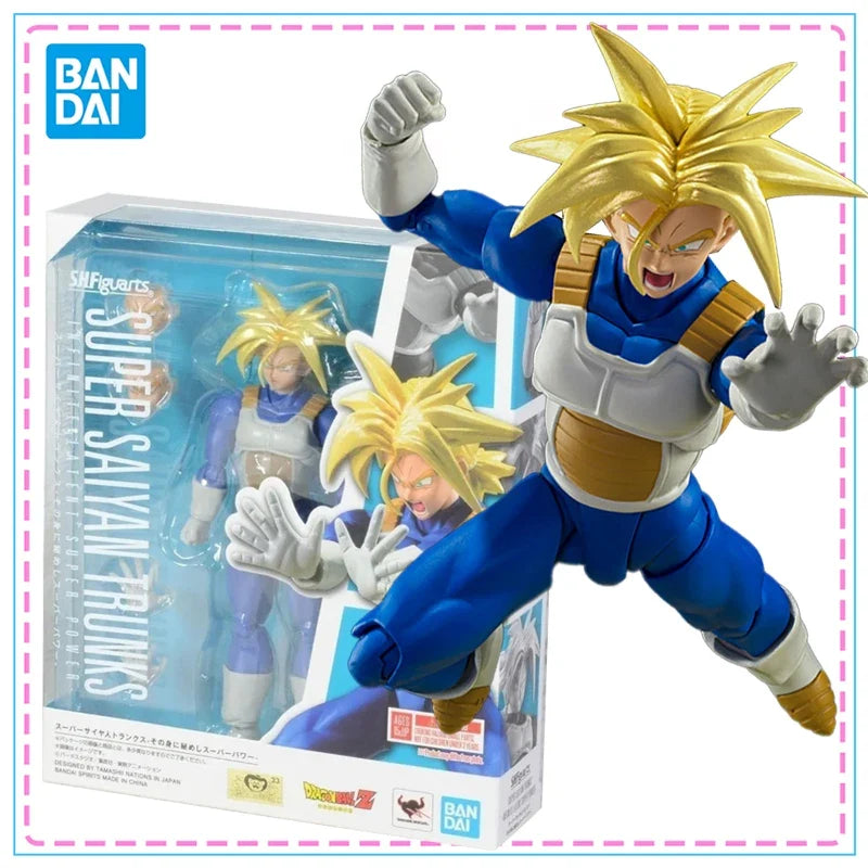 Bandai S.H.Figuarts Dragon Ball Trunks Infinite Latent Super Power Collection Action Figure Genuine SHF Model Kit Joints Movable