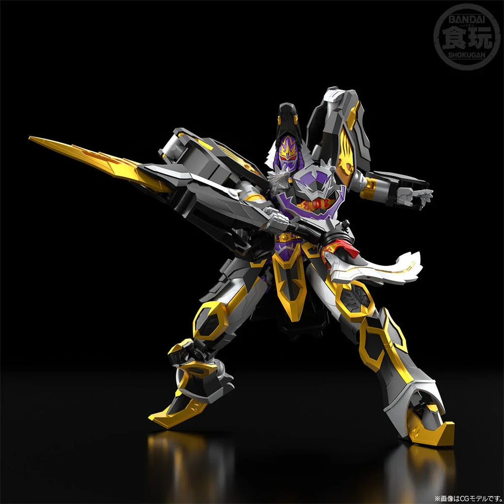In Stock BANDAI SMP Mahou Sentai Magiranger Maagi Black Wolf Kaiser 17.5CM ABS Anime Action Figures Assembly Model Toy