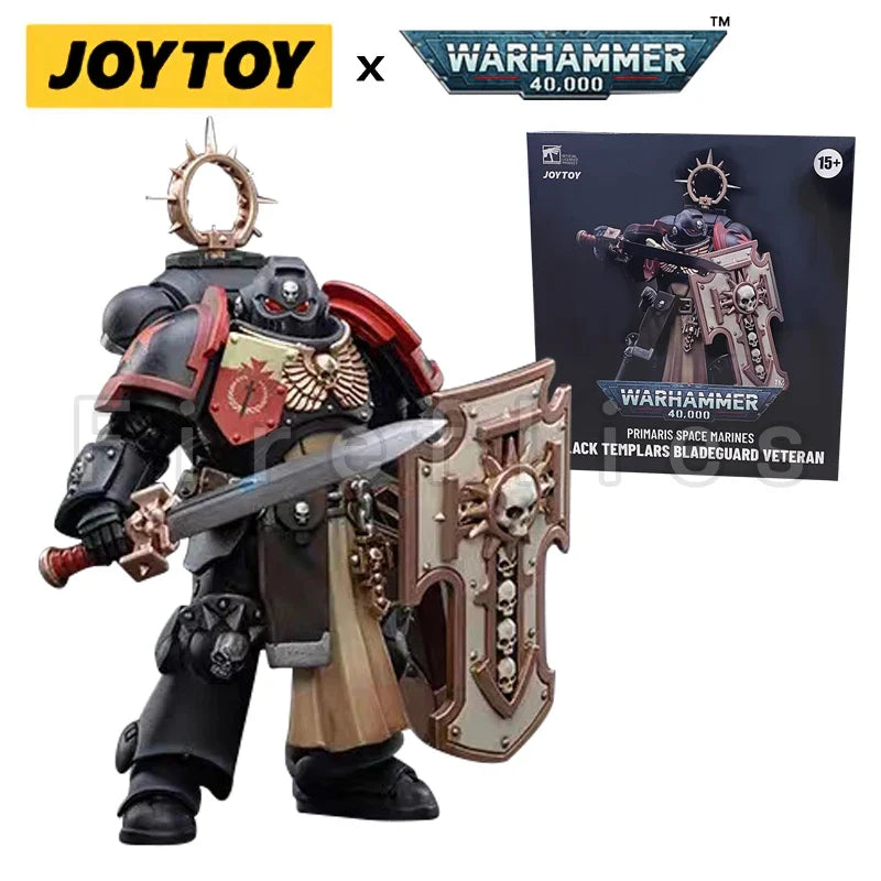 1/18 JOYTOY Action Figure (4PCS/SET) 40K Bladeguard Veteran Set Anime Collection Model Toy