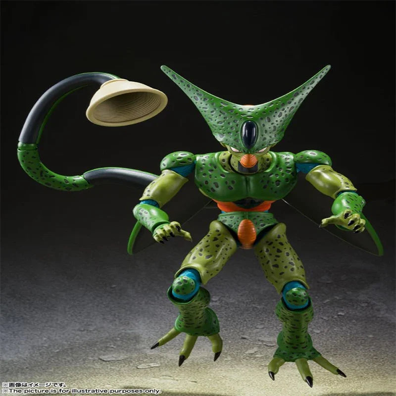 100% Original Bandai In Stock S H Figuarts Original Anime Dragon Ball Cell Action Figure Model Toy Gift DT