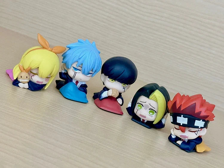 5PCS/Set Anime Mashle: Magic and Muscles PVC Model Doll Lance Crown Barrett Lemon Irvine Mash Burnedead Figure Toy