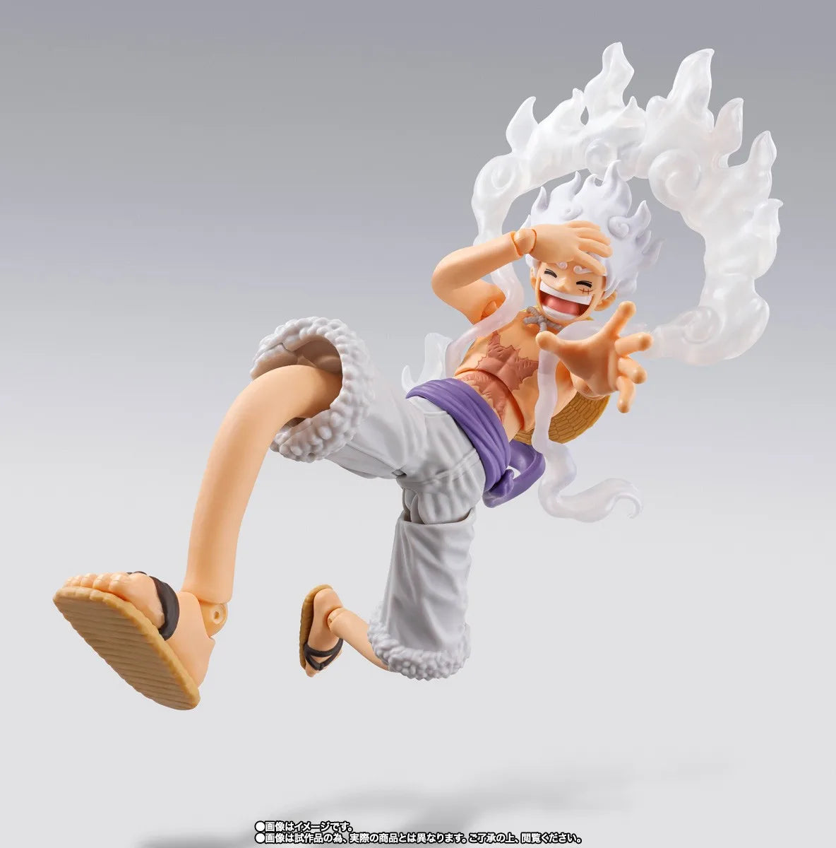Officially Licensed BANDAI SHFiguarts Future Island Egghead Gear 5 Monkey D Luffy Figure Anime Action One Piece Model Toy