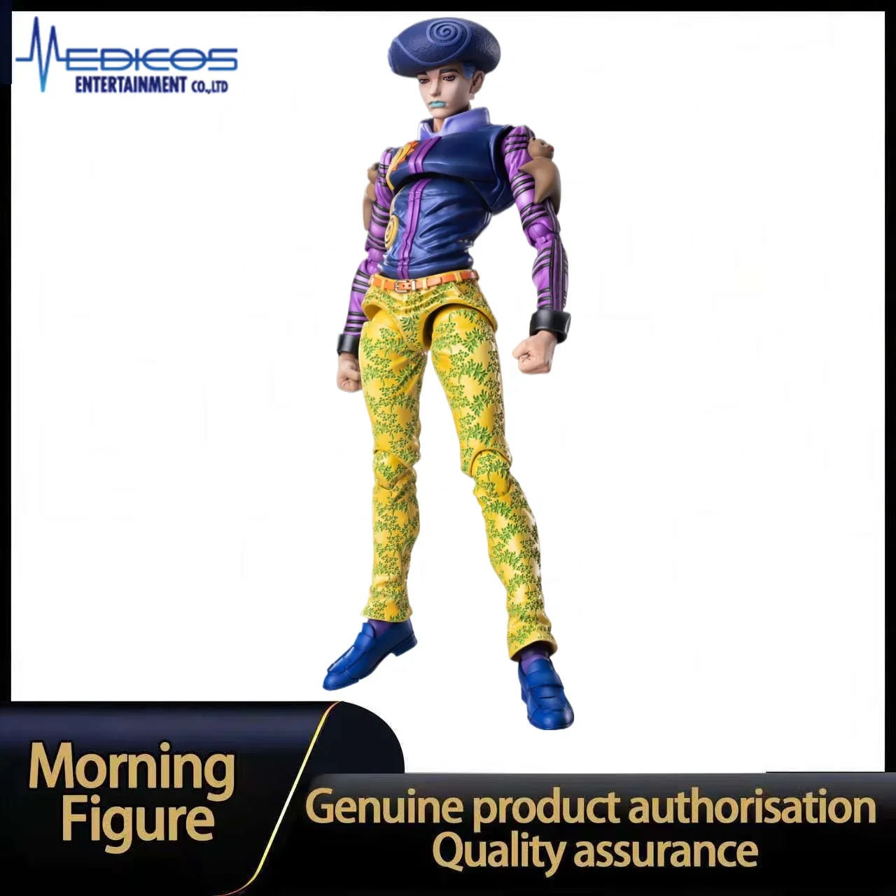 Auf Lager MEDICOS-E Super Action Statue JoJo's Bizarre Adventure Part 8 JoJolion Toulong Special Edition Actionfigur Geschenk