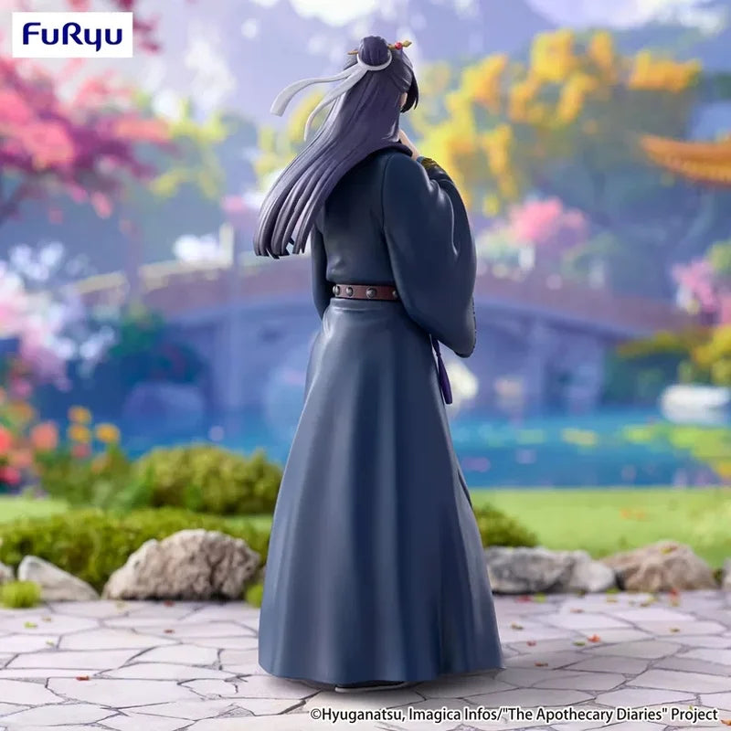 Genuine FuRyu Prepainted Trio-Try-iT Figure Kusuriya No Hitorigoto Jinshi H=19cm Anime Character Figure Desktop Ornament Gifts