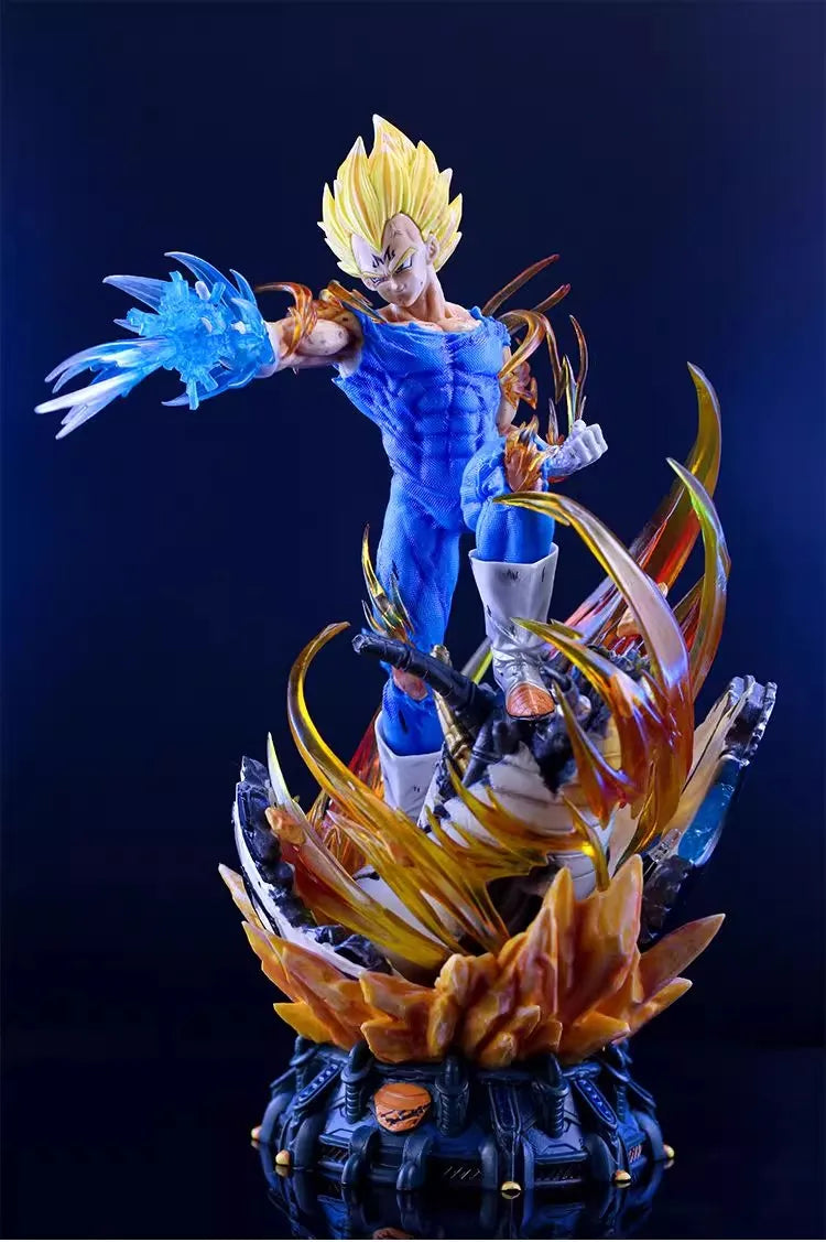 41cm New Dragon Ball Vegeta IV Anime Figure Peripheral Model Statue Replaceable Header Desktop Decoration Ornaments Kid Gift Toy
