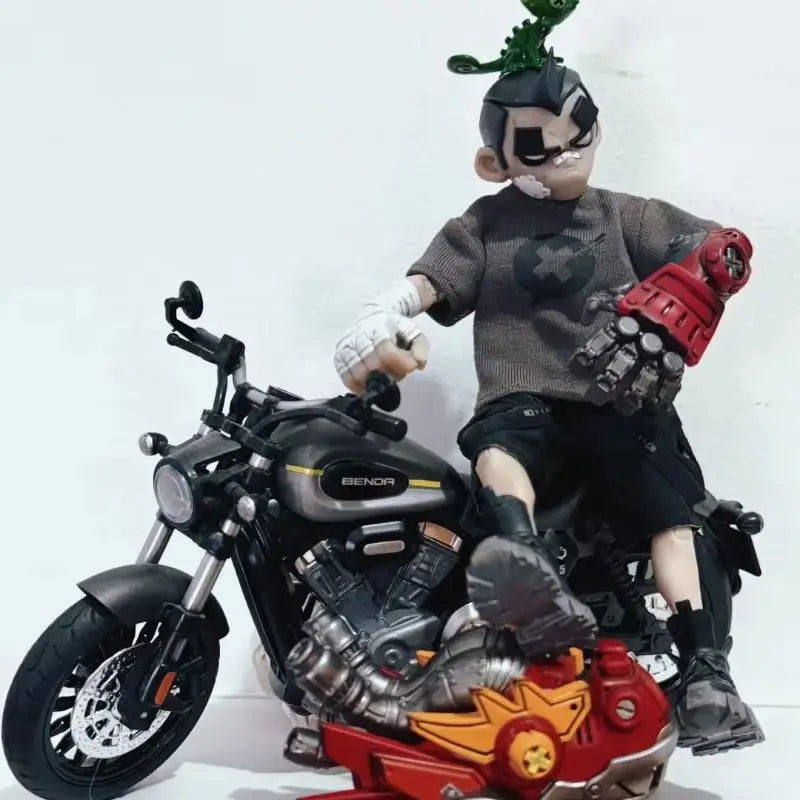 D_ONE STUDIO BLACK HORN Black Horned Dragon limited original trendy toy 1/12 Model Action Figure Toy Collection Gift
