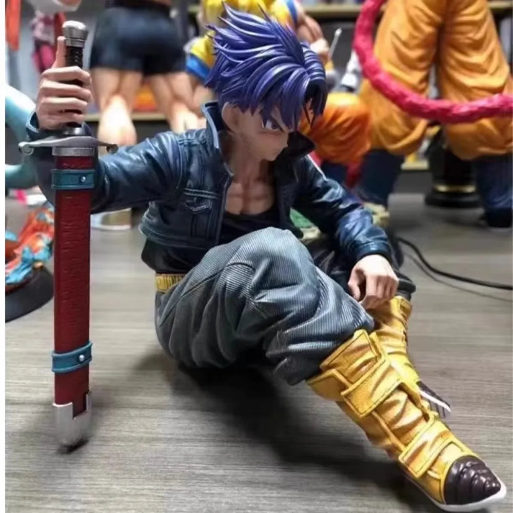 Dragon Ball Z Anime Figure Trunks Action Figurine Super Saiyan Gk Pvc Statue Model Decoration Collection Christmas toy Gift