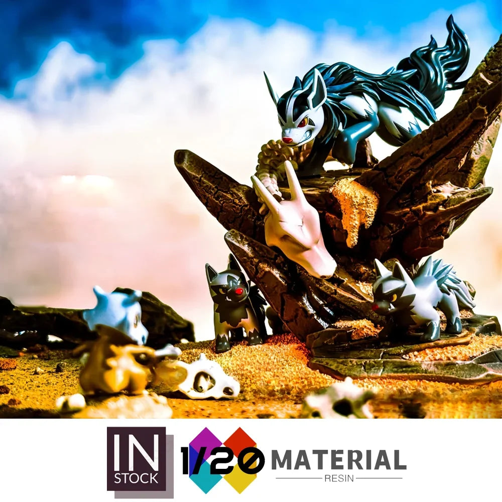 [In Stock]1/20 PVC Scale World [MINAMO] - Poochyena & Mightyena [Split RE-MENT]