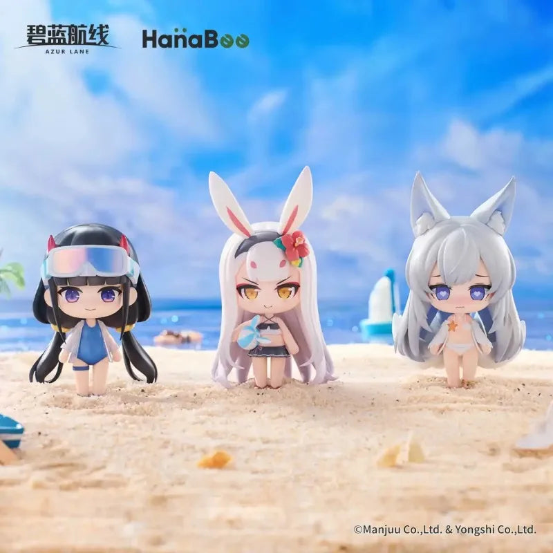 HanaBee Azur Lane Badeanzug Glücksspiel Q Ver. Vol1 Figur Modell Eqpr&Awn&Xi Puppe Spielzeug Hobby Geschenke Anime Deko Sammlerstück Ornament