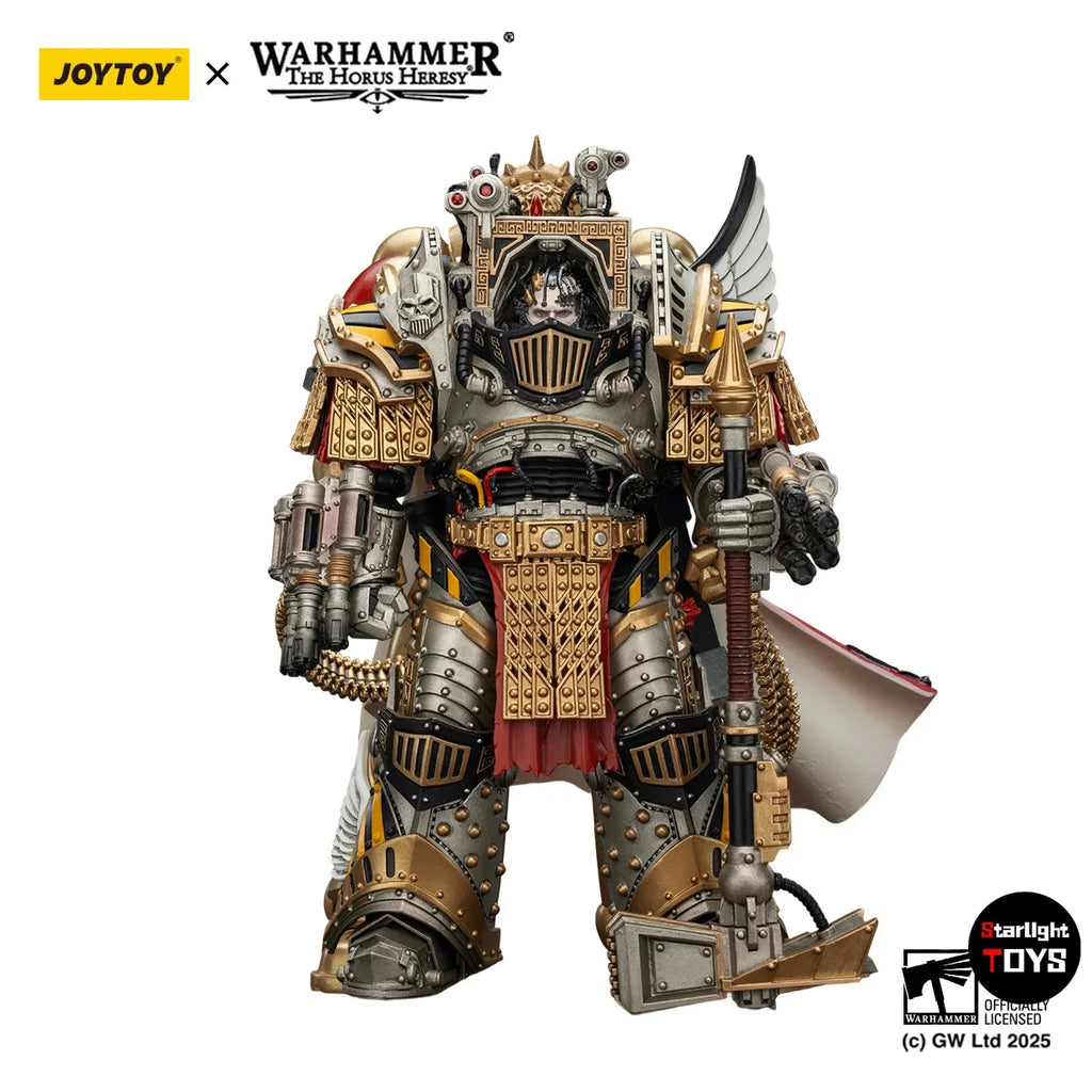 【JOYTOY】Warhammer 40K Iron Warriors Perturabo Primarch of The LVth Legion 1/18 Action Figure Model Toys