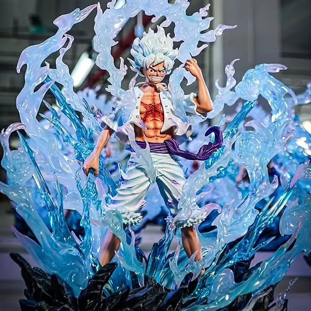 30cm JT One Piece Luffy Anime Figure Nika Luffy Force Max Statue Model Action Figurine PVC Desk Decor Figma Collection Toy Gifts