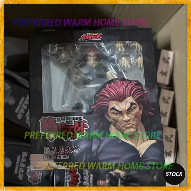 In Stock Storm Arena Hanma Yujiro Hanma 6 inches 1/12 PVC Anime Figures Model Toys Collect Storm Toys BAKI boy ST Small size