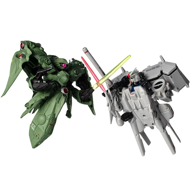 Bandai Original FW Gundam Converge Core Anime Figure AMX-002 Neue Ziel＆GP03D Gashapon Shokugan Collectible Toys Gift For Kids