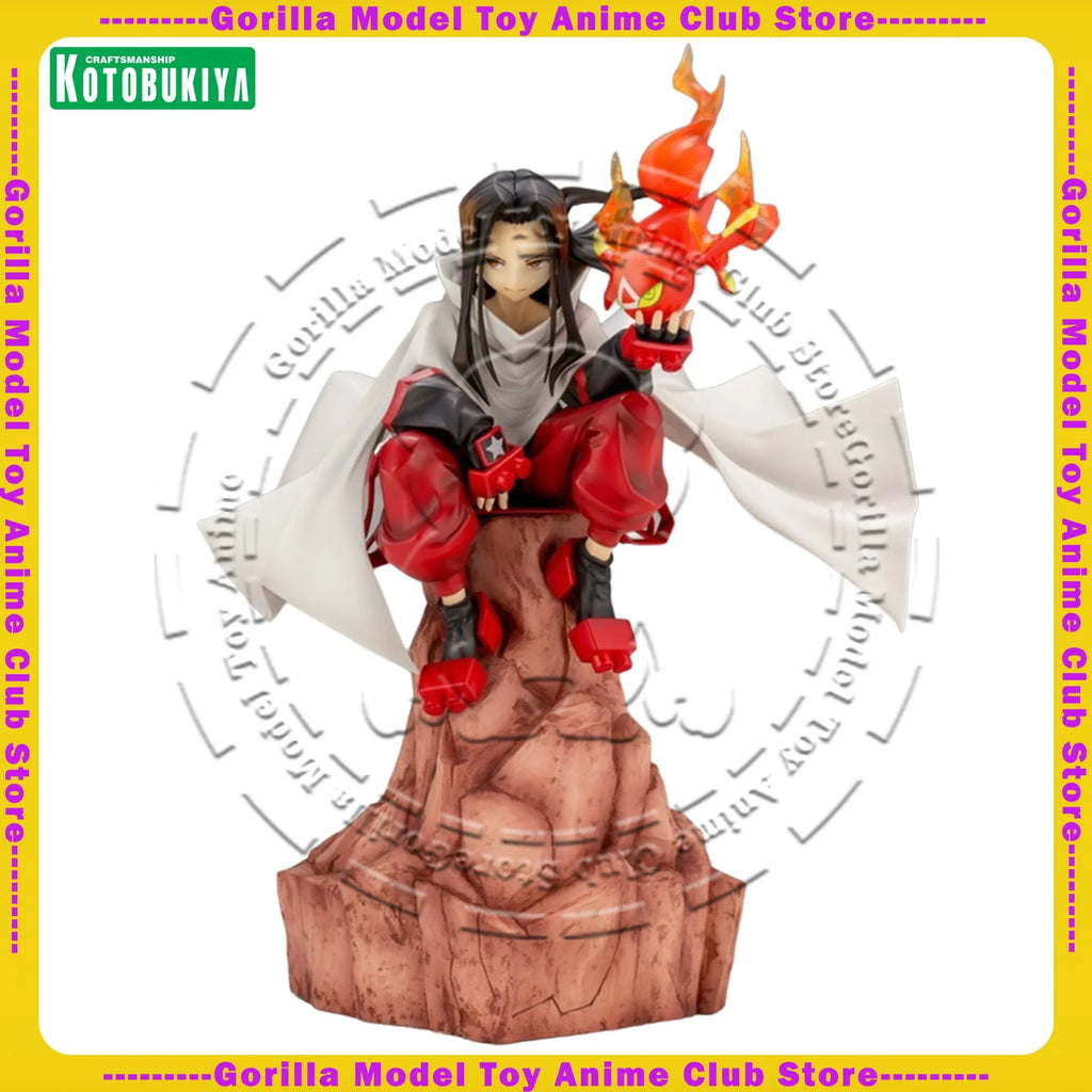 In Stock Original Genuine KOTOBUKIYA ARTFX J Shaman King Hao Asakura Statue 260mm Anime Figure Japanese Collectible Model Kit