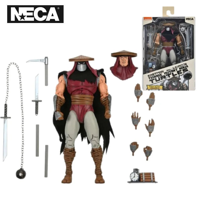 NECA 54442 Teenage Mutant Ninja Turtles Action Figures Foot Assassin ( Classic Colors ) 18 cm Collection Original Gift Doll Toys