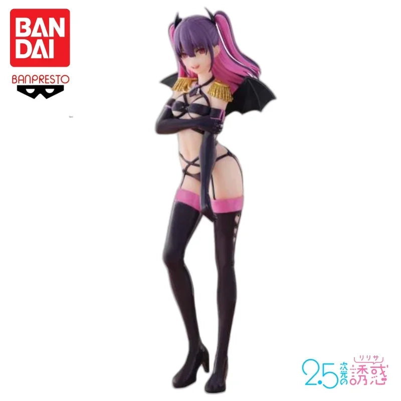 In Stock Bandai Genuine 2.5 Dimensions Lily Alu Health Team Scenery Figures Actual Doll Collection Gifts