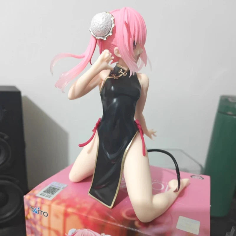 In Stock Taito Original Genuine To Love-Ru Darkness Desktop Cute Figure Nana Astar Deviluke Chinese Dress 13cm Model Toy Figures