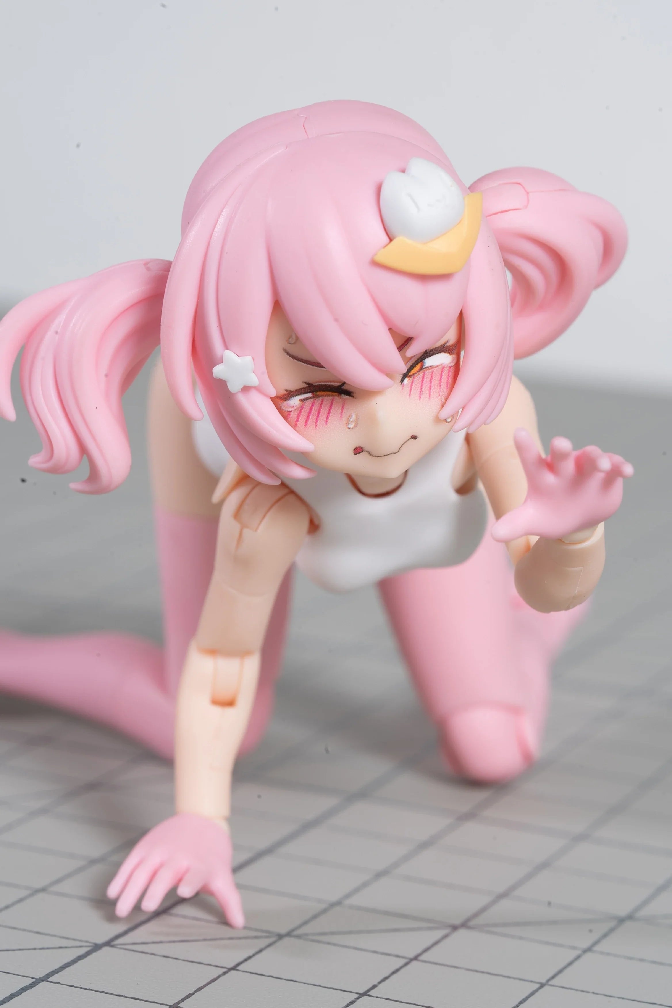 [No Figure] Kotobukiya PUNI Series PUNIMOFU 1/12 Pretty Girl Face Sculpture Accessories For 6inch Action Figure Model For DIY ﻿