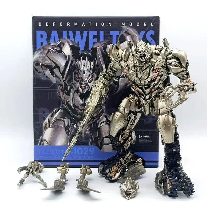 BAIWEI Transformation Toy TW-1029 TW1029 Fine-coated Version Tank Megatron Action Character Moving Robot Collection Gift