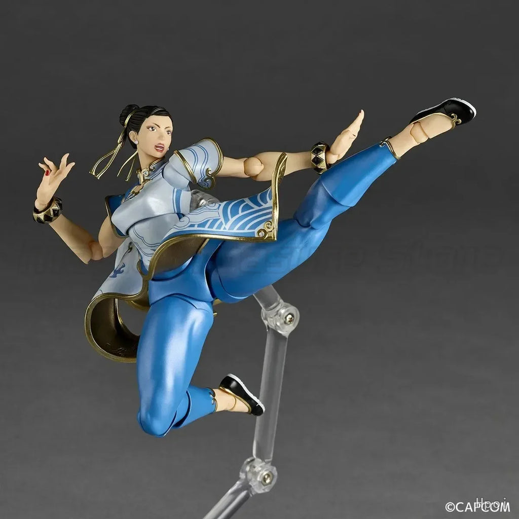 【MT】KAIYODO Revoltech AMAZING YAMAGUCHI Street Fighter 6 Chun Li Action Figure Model Toy Gift Collection