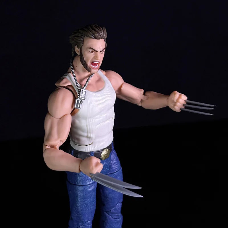 Marvel Wolverine Deadpool X-Men Legend Series Action Figure 6-Inch Logan Figures Joint Mobility Model Collection Customized Toys