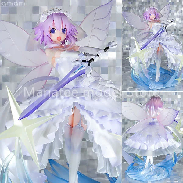 Frontier Works Original Anime "Hyperdimension Neptunia" Neptune Little Purple ver. 1/7 PVC Action Figure Anime Model Toys Gift