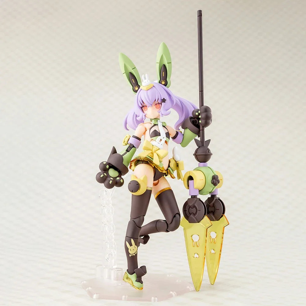 In Stock Original Kotobukiya KP741 Megami Device PUNI MOFU Tu Rabbit Mobile Suit Girl Assemble Model Kits Action Figure Toys