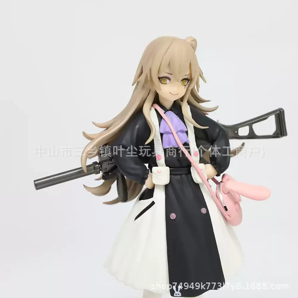 20cm Girls Frontline Figure Ump45 Lop-Eared Rabbit Beautiful Girl Anime Collectible Model Desktop Ornaments Holiday Gifts Toys