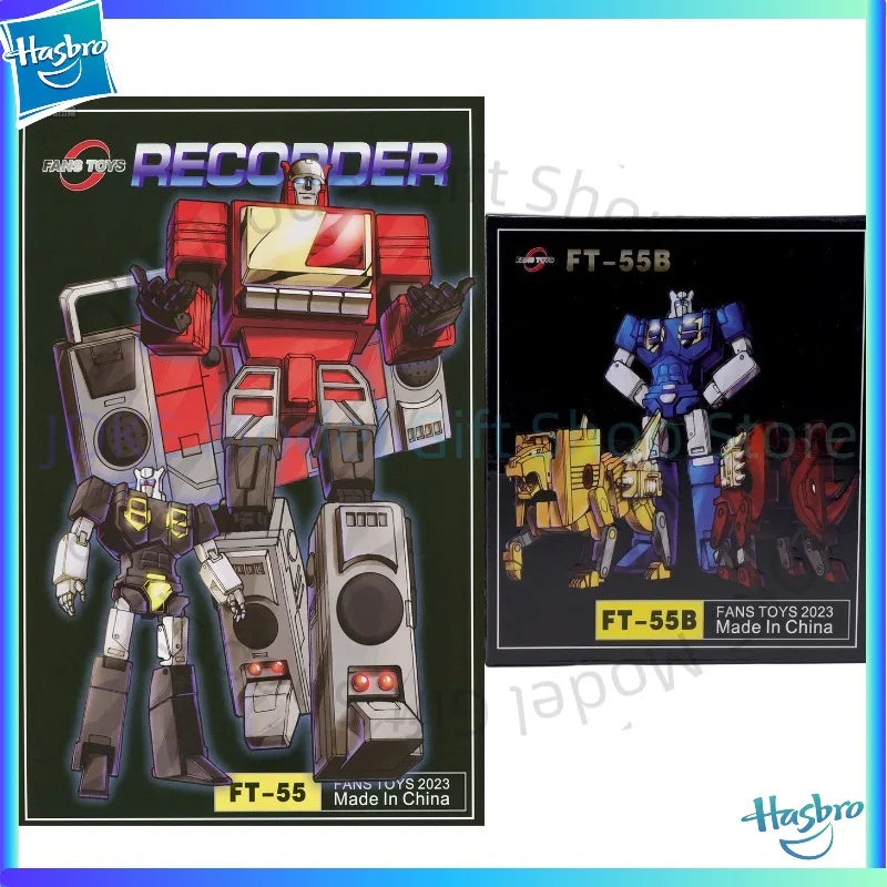 《IN STOCK》Transformed toys FansToys FT FT-55 FT55 FT-55B FT55B Blaster RECORDER Mini-Cassette Action Figure Robot