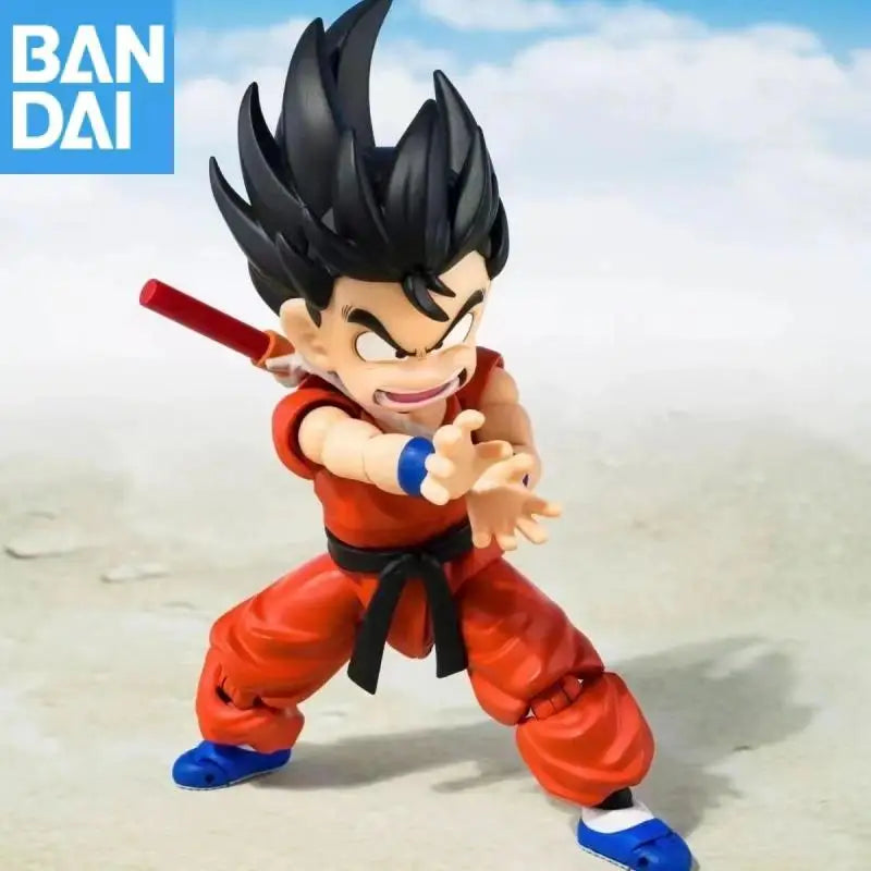 BANDAI DRAGON BALL TAMASHII NATIONS STORE S.H.Figuarts Son Goku INNOCENT CHALLENGER Action Figure Model Collector Figurine Toys
