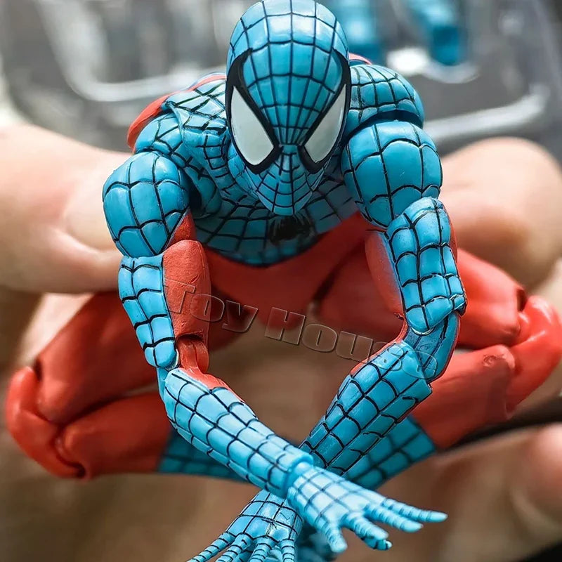 In Stock Ct Toys Spiderman Figure Mafex 190 Web Man Shf 185 Spider Miles Morales 2099 Spider-Man Anime Action Figure Model Toys