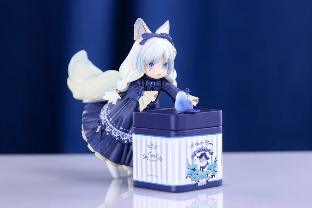 RIBOSE DLC Starshadowmagic Tea Party Cat Girl Dragen-Li PVC Anime Girl Figure Lovely Toy Statue Collection Model Doll Gifts