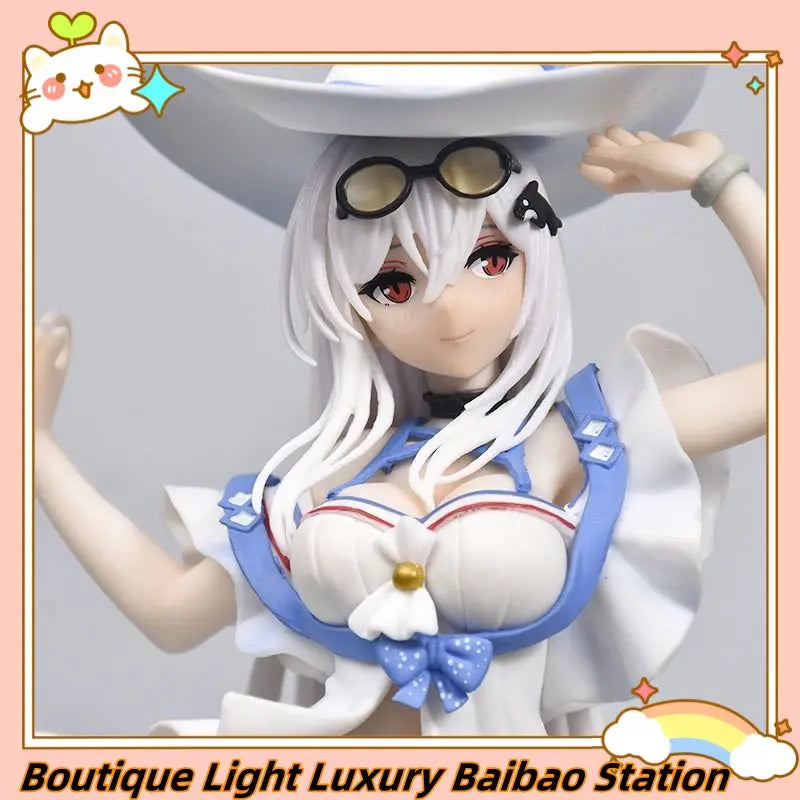 Arknights Skadi Game Character Swimsuit Beach Summer Ver Pvc Anime Figure Collectible Desktop Display Decor Model