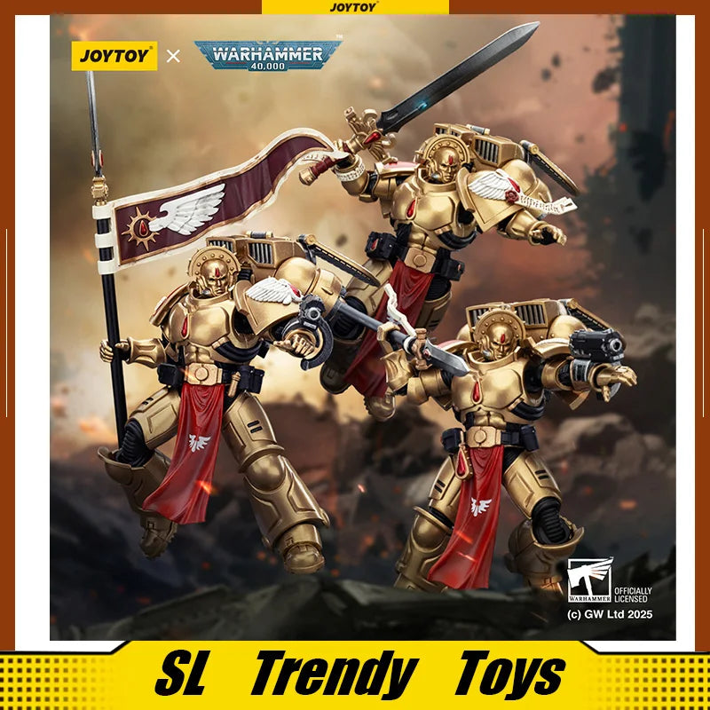 [Pre Order] JOYTOY 1/18 Action Figure Warhammer 40K Blood Angels Sanguinary Guard with Inferno Pistol and Encarmine Blade Toys