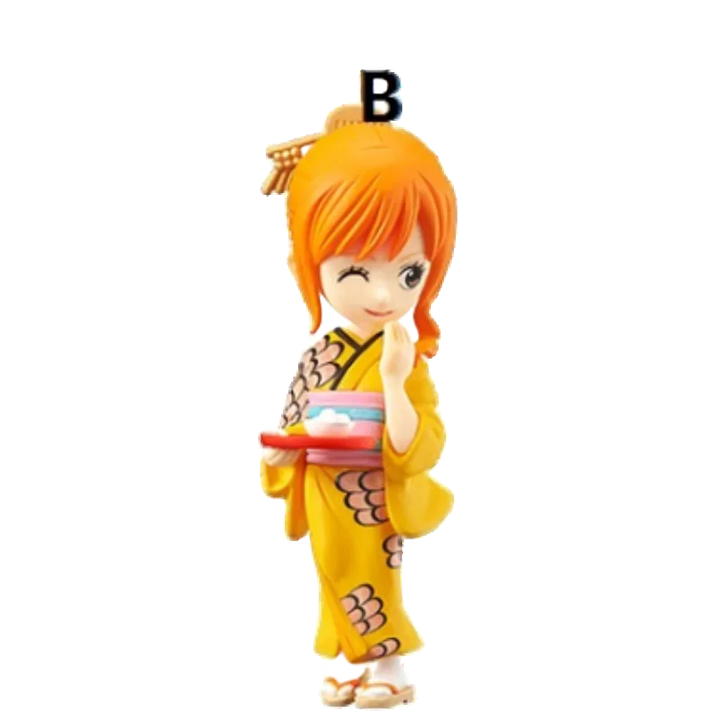 Genuine Bandai ONE PIECE WCF Land of Wano Kimono Luffy Anime Action Figures Model Figure Toys Gift for Toys Hobbies Children