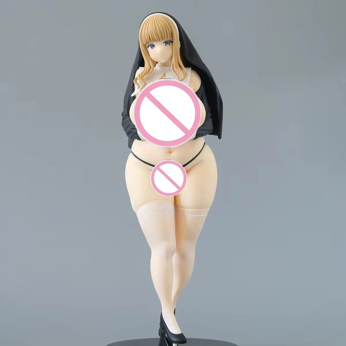 26cm Bnzalacer Hentai Figure Fat Nun Ecchi Sexy Waifu Anime Fat Sister Figures Pretty Girl Collection Toy For 18+ Gift