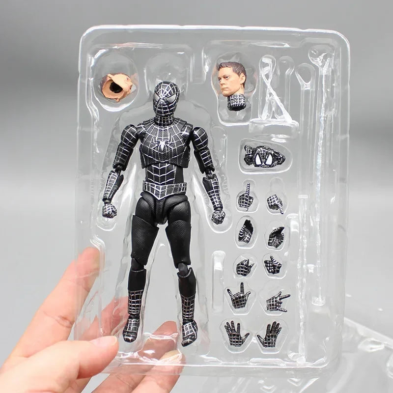 Spiderman 2099 Action Figure Black Suit Tobey Garfield Spider Man 3 Ml Legends Ct Toys Shf Venom Figuras S.H.Figuarts Model Gift