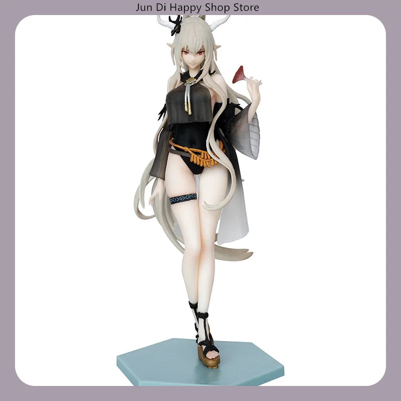 18.5cm Arknights Shining Summer Swimsuit Anime Figure Model Statue Collection Desktop Decoration Ornament Toy Gift for Fans