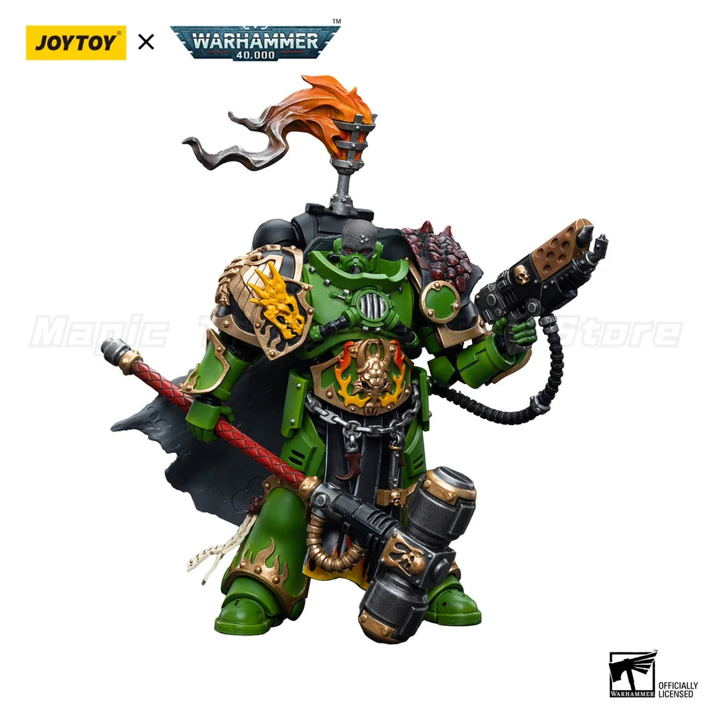 【In Stock】JOYTOY Warhammer 40K Salamanders Captain Adrax Agatone Figure Toys Gifts 1/18 Action Figure