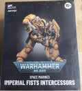【SF】JOYTOY 1/18 Action Figure  Space Marines Imperial Fists Intercessors Primaris Lieutenant Naviaz Model Toys Gifts