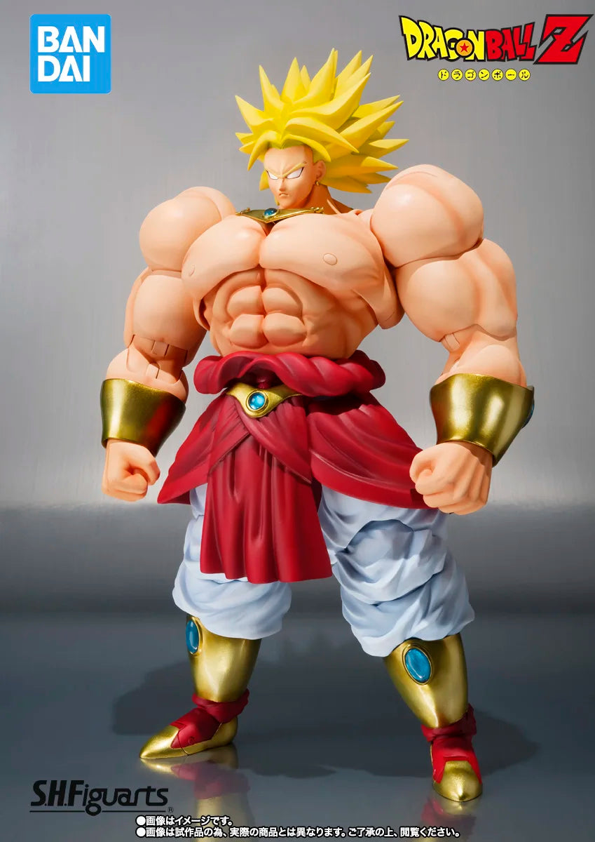 Bandai Tamashii Nations Limited Edition Dragon Ball Z S.H.Figuarts Broly -40th Anniversary Resale Edition Figures Model Toy Gift