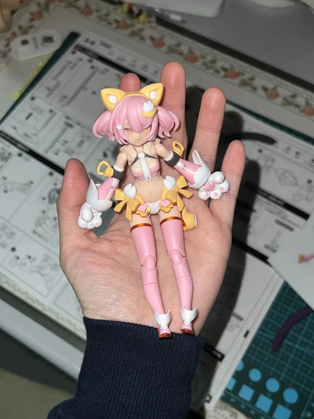 Kotobukiya MEGAMI DEVICE 26 PUNI MOFU KP704 Animation Action Figure PVC Assembly Model Toys Collectible Model Ornaments Gifts