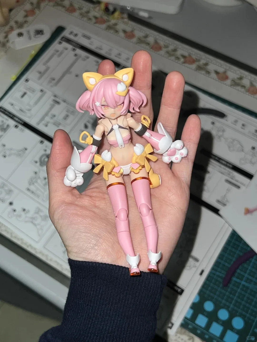 Kotobukiya MEGAMI DEVICE 26 PUNI MOFU KP704 Animation Action Figure PVC Assembly Model Toys Collectible Model Ornaments Gifts