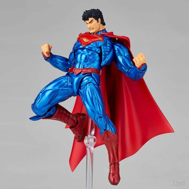 KAIYODO Original REVOLTECH Katsuhisa YAMAGUCHI  Series No.027 Superman Action Figure Model Toys Movable Model Gifts Fo Boys