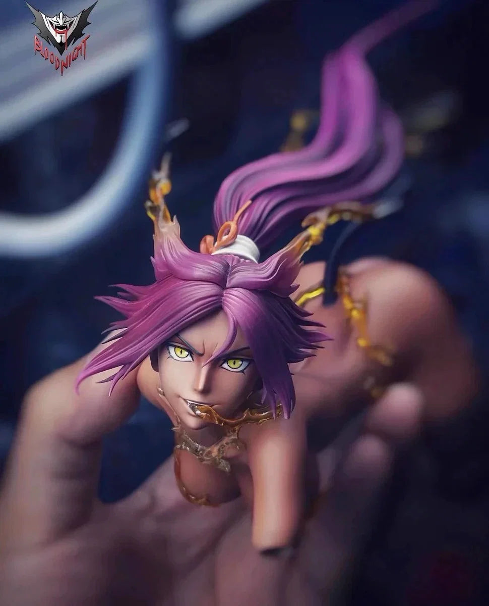 1/6 40Cm Bloody Night Studio Gk Bleach Shihouin Yoruichi Anime Action Figure Collectible Garage Kit Model Statue Toys Gift