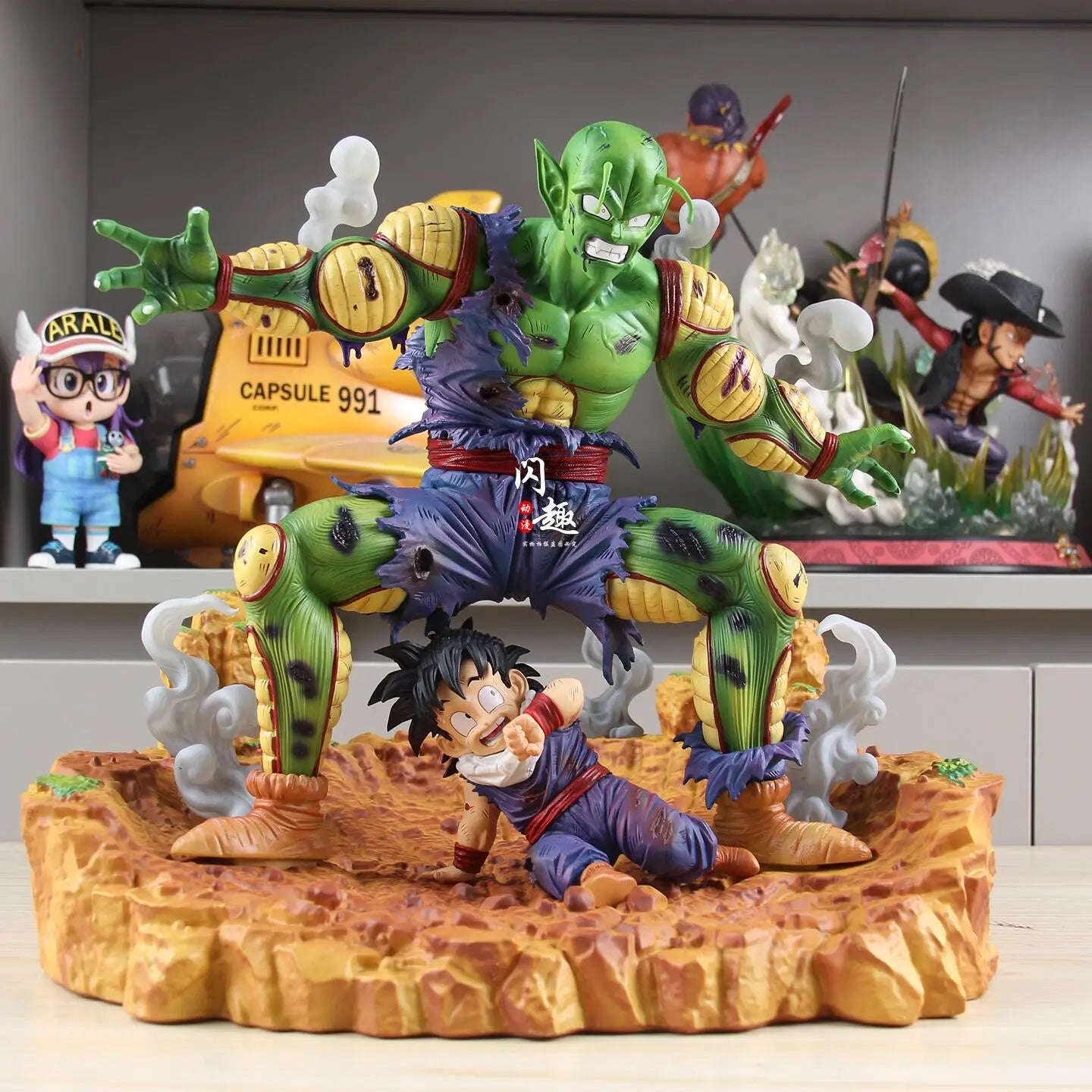 28cm Dragon Ball Figure Piccolo Son Gohan Figures Anime Figurine Model Statue Doll Collection Decoration Toy Halloween Gifts